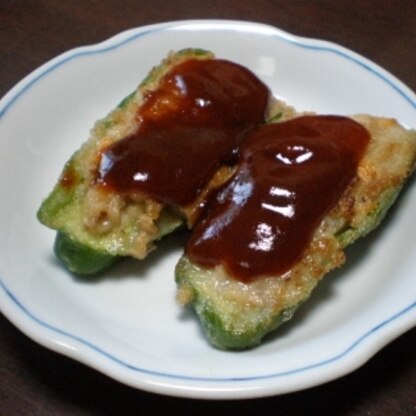 肉の表面にも小麦粉をまぶしたのでパリっと焼けました＾＾
見た目も美味しそうに調理できましたよ！！
ピーマンは好きなのでこれはまたリピしてみたいです♪